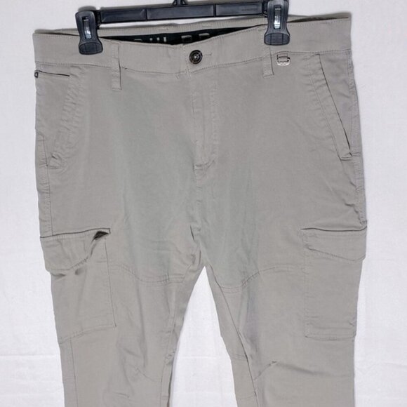 Raw Projek Beige Tapered Leg Cargo Pants 36 - Picture 11 of 16